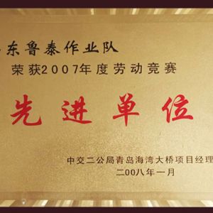 2007年度先進(jìn)單位